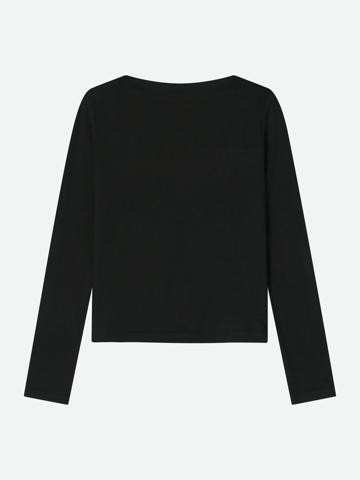 Silky Boat Neck T-shirt