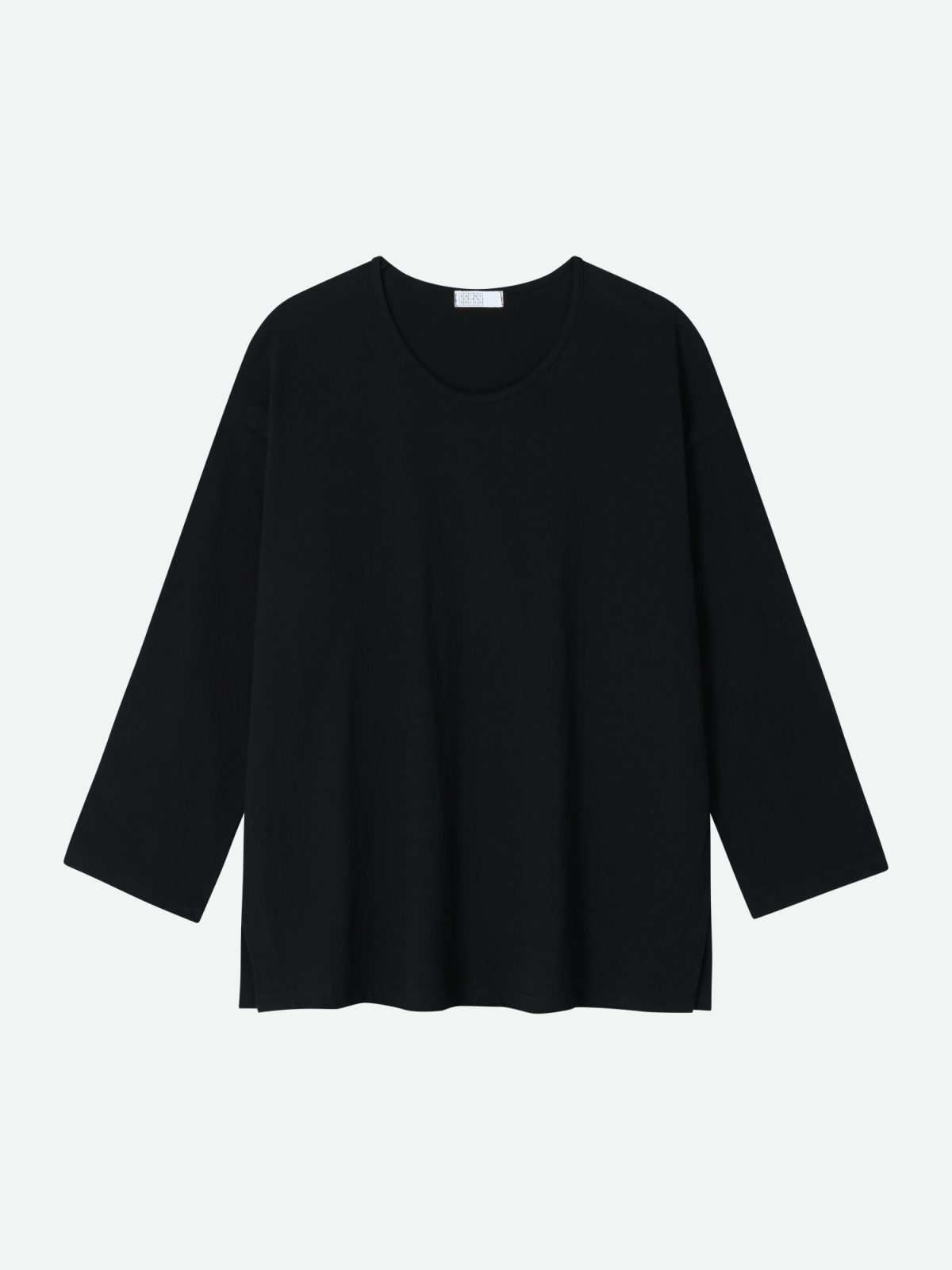 Side Slit Long-sleeve