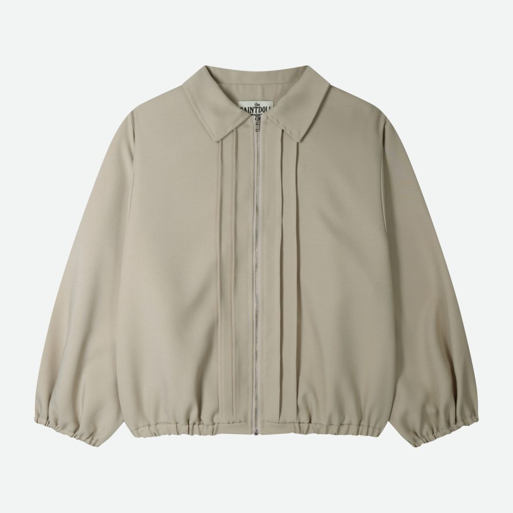 Pin-tuck Blouson