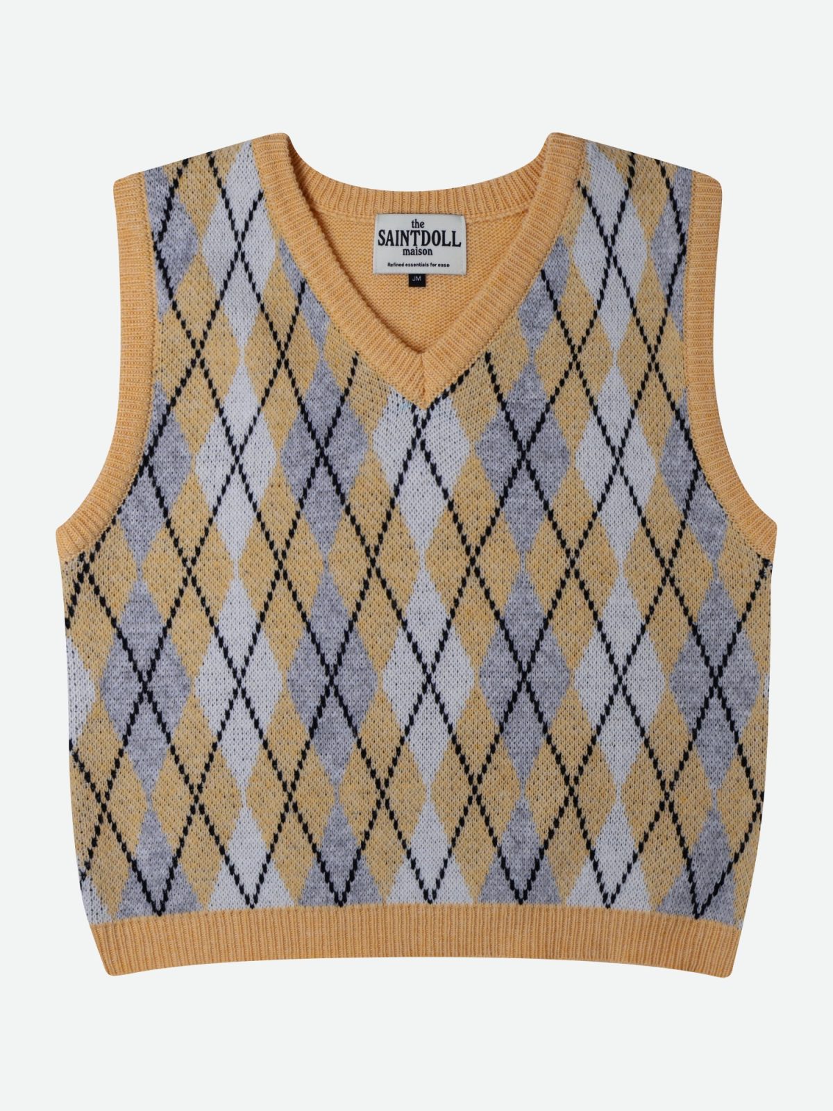 Argyle Knit Vest