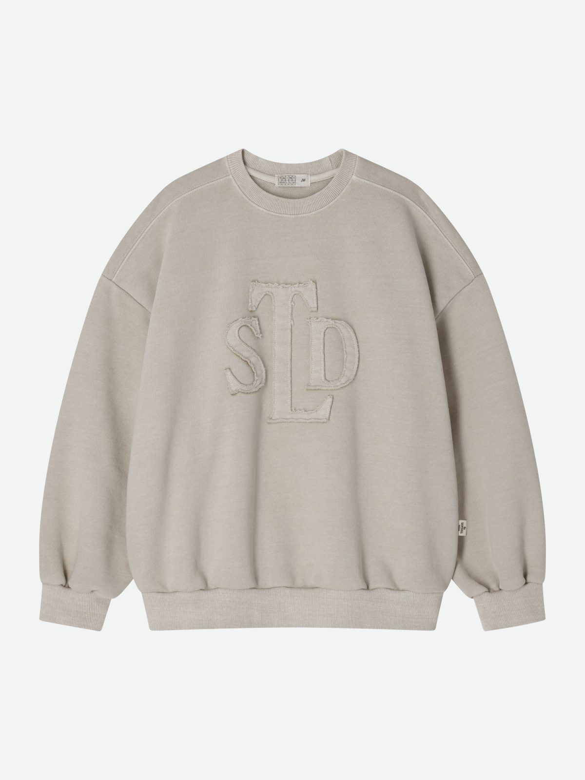 Embroidery Pigment Sweatshirt