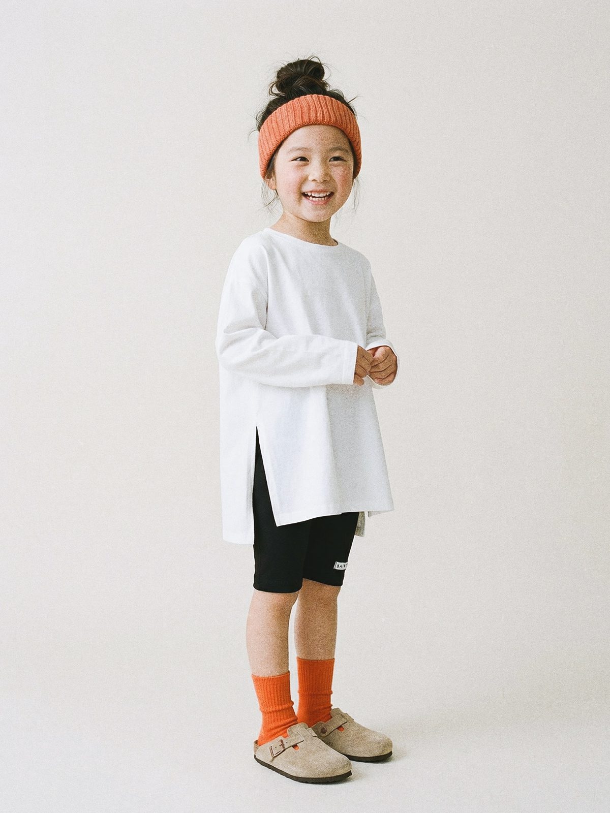 Side Slit Long-sleeve